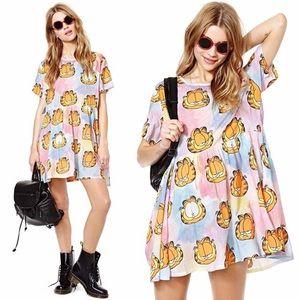 Lazy Oaf Garfield Print Dress